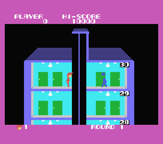 Elevator Action screenshot 2 for MSX